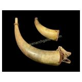 Two Powder Horns