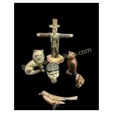 Folk Art wood Carved Oddities
