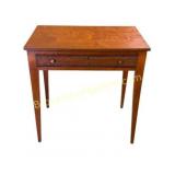 Folk Walnut 1 Drawer Dressing Table