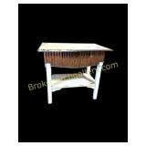 Folk Art Work Table