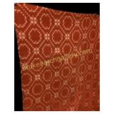 Early Woven Coverlet, Star and Diamond