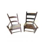 2 Ladder Back Childs Chairs