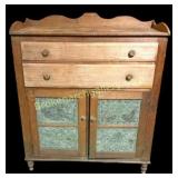 Unusual Walnut Pie-Safe