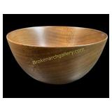 Hand Carved Black Walnut Bowl