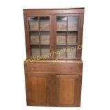 12 Pane Step-Back Cupboard