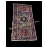Antique Hand Knotted Caucasian Rug