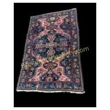 Antique Hand Knotted Turkish Hunt Rug