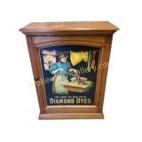 Diamond dye oak cabinet