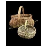 Two Southern Woven Baskets