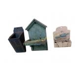 Folky Wall Box, Shelf & Knife Box