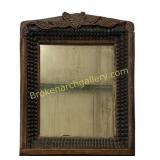 American Tramp Art Wall Mirror