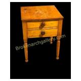 Sheraton Maple 2 Drawer Stand