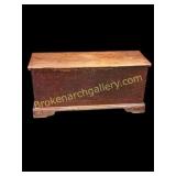 Folk Art Blanket Box