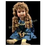 German Bisque Headed Doll