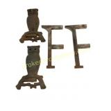 Cast Iron Owls and Letter Decorations