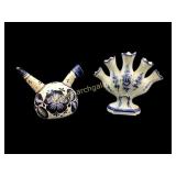 Two Pieces Decorative Porcelain and Ceramics