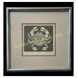 E. C. McCaslin Embossed ï¿½Cancerï¿½ Print