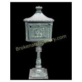 Victorian Style Cast Aluminum Mailbox