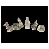 Vintage Art Glass Figures