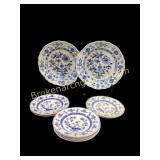 Combined Group Blue Onion Porcelain
