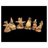 Six Tom Clark Collectible Figures