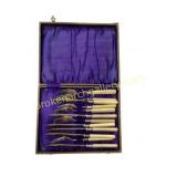 Boxed Set of English Fish Cutlery with Handles