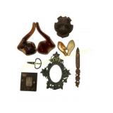 Vintage Meerschaum Pipes and Decorative Items