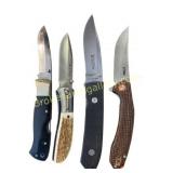 Lot of 4 Folding Pocket Knives