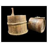 Wooden Bucket and Keg