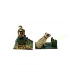Two Painted Cast Iron Mechanical Banks
