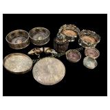 Collected Group Silver Plate Table Articles