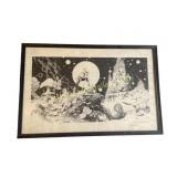 Al Williamson Signed Sci-Fi Lithograph (1978)