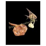 Carved Angelfish, and Stingray