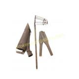 Rustic Beekeeping Tools Lot
