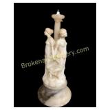 Italian Alabaster Lamp Bade