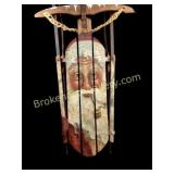 Hand Painted Santa Sled