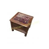 English Mahogany Bed Step Commode