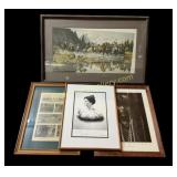 4 Assorted Framed Prints