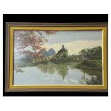 South Asian Landscape Needlepoint
