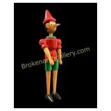 Italian Wooden  Pinocchio Doll