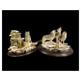 Two Wolf Figurals