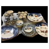 Partial Set Christmas Table Ware