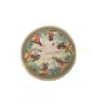 Decorative Hand-Embroidered Round Wall Hanging