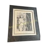 Jeff Jones Lithograph 'In a Sheltered Corner'