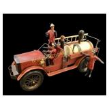 Folk Art Made Fire Truck