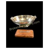 Saks Fifth Av. Bowl, Italian Cigerette Box