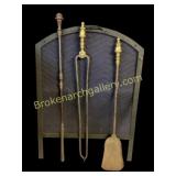 Firescreen and Tools