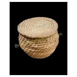 Woven Pine Straw Basket