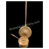 Copper and Brass Sauce Pan, Vintage Bed Warmer