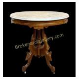 Victorian Marble Top Parlor Table